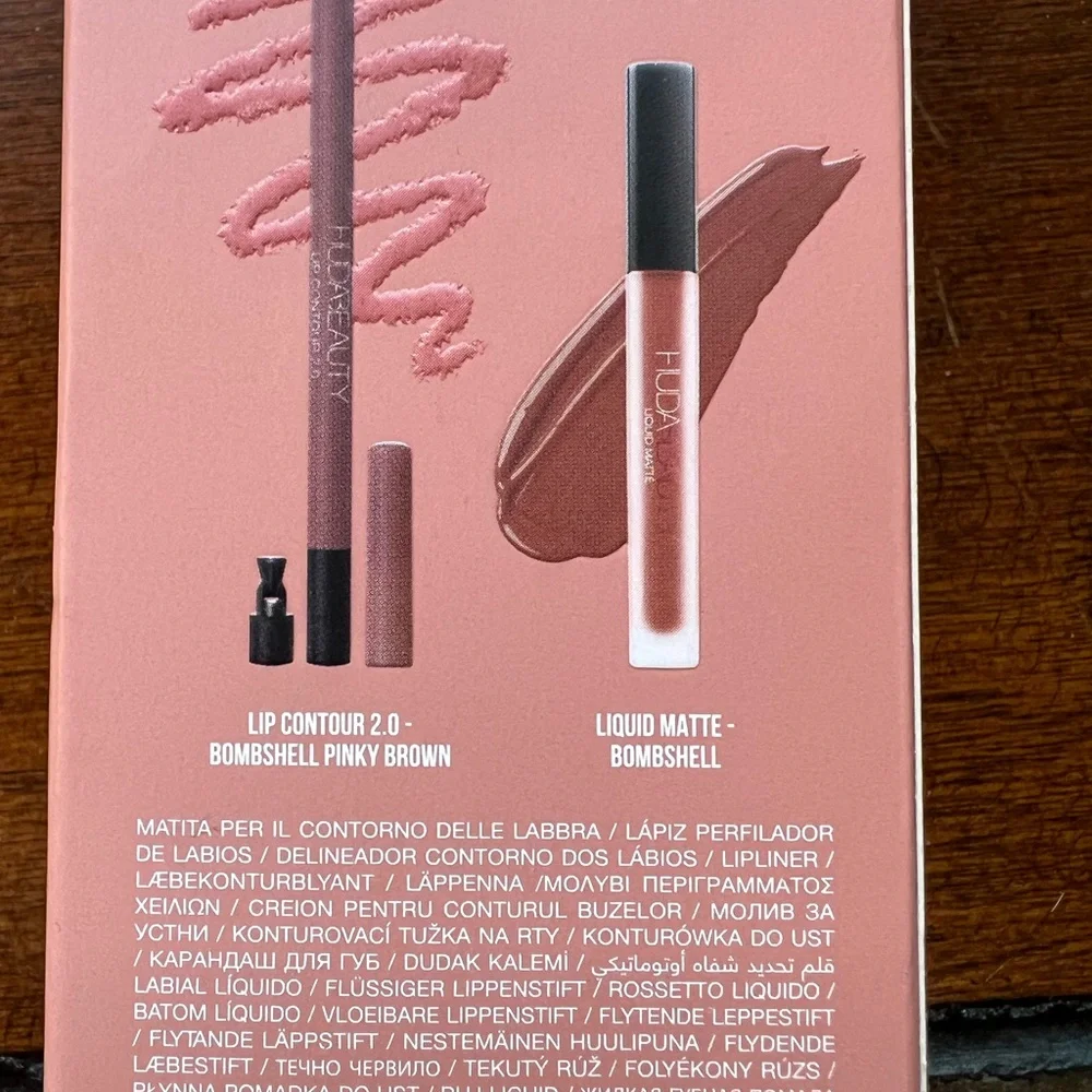 Huda Beauty bombshell lip duo NIB - Picture 3 of 5